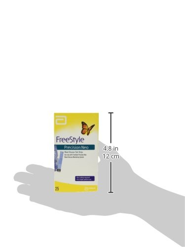 Freestyle Precision Neo Blood Glucose Test Strips, 25 Strips