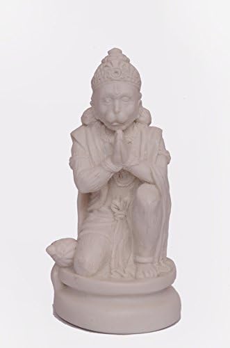 TRUSTED SELLER 6" Hanuman Ji Statue Idol Handmade Poly Marble Home Decor Art Best Gift