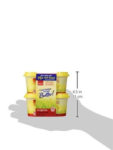 I Can't Believe It's Not Butter!, Blend Butter And Margarine Tubs, 7.5 oz (Pack of 2)