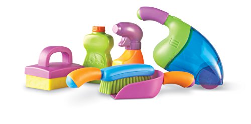 Learning Resources New Sprouts Clean It! Toddler Playset, Pretend and Learn, 6 Pieces, Ages 2 +