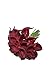 FRP Flowers 20 PCS Real Touch Calla Lily Latex Flowers for Artificial Floral Arrangements, Bridal Bouquets, and Home Decor (Burgundy Wine)
