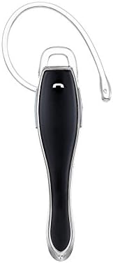Qosun Bluetooth Wireless Headset Ear Hooks Earphones Noise Cancelling In-ear Earbuds With Mic for iPhone and Android phones (black)