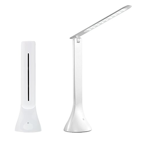Touch Sensor Book Reading Light Rechargeable KINGSO Adjustable LED Desk Lamp USB Charging Dimmable Eye-caring Table Lamp For Kids Bedside Computers Desktop