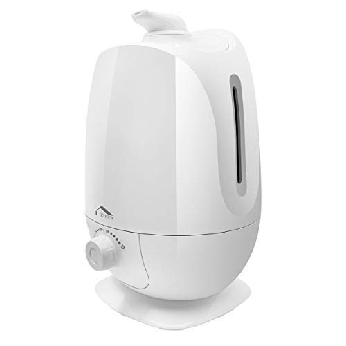 JOLY JOY Top Fill Humidifier Large Capacity 5L/1.3Gallon, Upgraded Ultrasonic Cool Mist Air Humidifiers, Filter Free, Easy to Clean, Working 24 Hours, Vaporizer for Big Bedroom, Baby Kids Room, Dorm