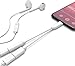 Headphones Adapter Audio to 3.5mm Jack Earphone Adaptor for iPhone X Headphone Dongle Connector Charge Cables Accessories Aux&Charging Compatible for iPhone 7/8/7P/8Plus/XS MAX/XR Support iOS 12 Morethumb 2