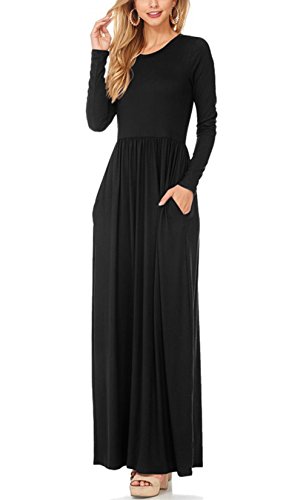 Green long sleeve maxi dress with pockets Green long sleeve maxi dress with pockets