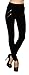 A.S Thick Sexy High Rise with Double Zippers Skinny Long Jegging Pants