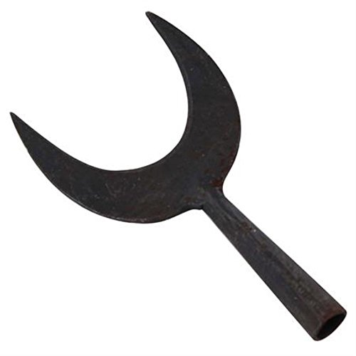 Indigenous Tribesman Peasants Fork Iron Hand Forged Rope Cutter Replica Medieval Arrowhead