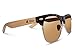 TREEHUT Wooden Bamboo Sunglasses Temples Half Frame Rim Clubmaster Retro Vintage Eyewewar