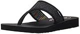Skechers Cali Women's Meditation Zen Child Flip Flop, Black, 9 M US