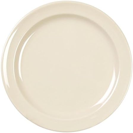 Restaurant Essentials Nustone tan melamine dinnerware collection 10.25 inch, round dinner plate, comes in dozen