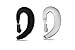Ear Hook Bluetooth Wireless Headphones Non Ear Plug Bluetooth Headset with Microphone, Single Ear Headset Painless Wearing Sport Earphones for Smartphones,10 Hour Playtime (Silvery)