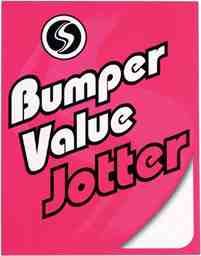 Silvine Bumper Value Plain Jotter Pad 100 sheets 229x178mm