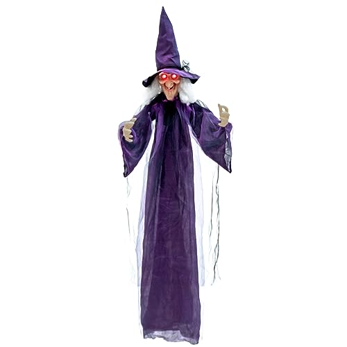 Moccha 6FT Halloween Animated Witch, Spirit Halloween Animatronics at Amazon