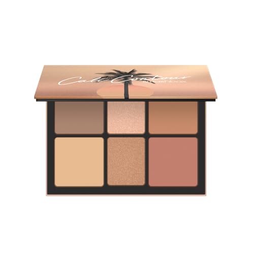 Smashbox The Cali Contour Palette | Six-Shade Contour Kit with Highlighter, Bronzer and Blush to add Dimension + Glow