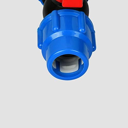TOOLSTAR Plastic Ball Valve, MDPE Compression Fitting Compression Pipe Joiner with in-Line Ball Valve for use with Water Pipe - 32 mm - Image 5