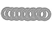 44SPORT Olympic Fractional Plates -Set of 1/2 lb Weights (8 Plates. Total Weight: 4lbs)