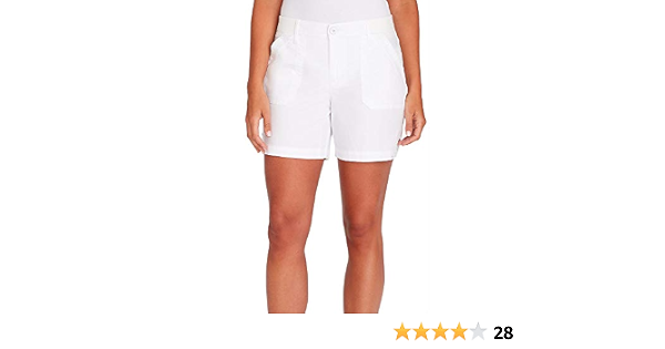 gloria vanderbilt ribbed utility shorts