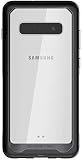 Ghostek Atomic Slim Clear Wireless Charging Case Designed for Galaxy S10 Plus - Black