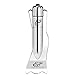 Ready and Willing Luxury Trigger Massager Powerful 10 speed waterproof with microfiber storage bag (Metallic Silver)