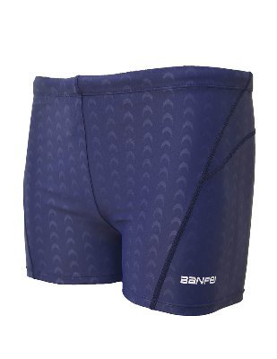 EASEA Men`s Quick Dry Compression Square Leg Swimsuit 4X-Large Blue(Navy Line)