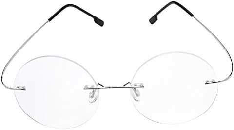 司書 キャラクター 時計回り リムレス ラウンド メガネ Aulatec Org