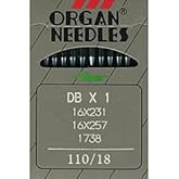Organ DB X 1 Industrial Needles 16X257 Size 110/18 (10pk)