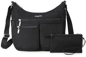 Baggallini Everywhere Bagg Hobo Crossbody Bag for Women with