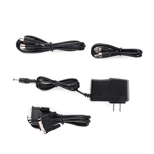 PC Laptop Composite Video TV RCA Composite S-Video AV In To PC VGA LCD Out Converter Adapter Switch Box Black US Plug - Thumbnail 6