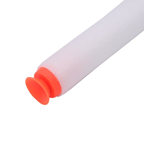 EKIND 100Pcs Suction Darts Refill Foam Bullet for Nerf N-strike Elite Guns (10 different color)