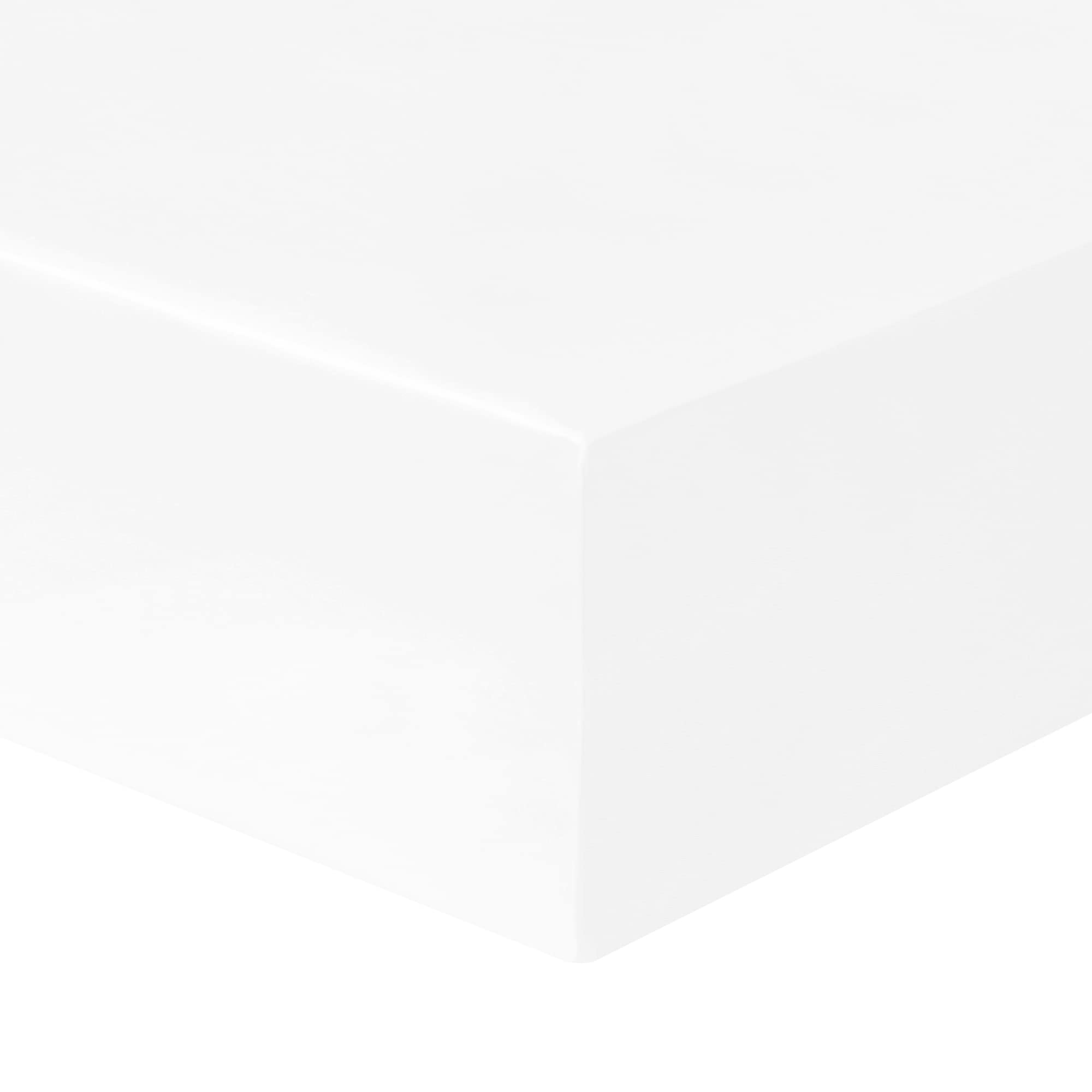 PiccoCasa Bamboo Fitted Sheet, Viscose from Bamboo Soft Silky Breathable Wrinkle Fade Resistant, Organic Bamboo Cooling Sheets with 16" Deep Pocket White Single