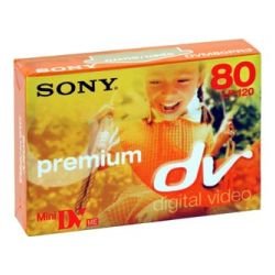Sony Mini-DV Cassette DVC Premium Series 80 Minute (Discontinued by Manufacturer)