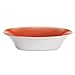 Rachael Ray Dinnerware Round & Square 4-Piece Stoneware Soup & Pasta Bowl Set, Orange