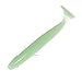 Yoshikawa 8 Pack Paddle Tail Swimbaits Lures, Soft Plastic Bass Bait Drop Shot Bait, 4 Inches, Minnow Shad Bait Texas Rig Freshwater Fishing Lures, Chartreuse