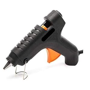 GLUN 40 Watt Hot Melt Glue Gun Electronic PTC Heating Technology (40 W Black Gun ONLY)