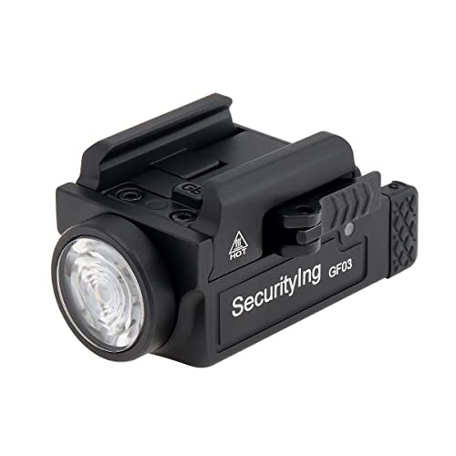 GF03 800 Lumens Sub Compact Pistol Light, Mini Tactical Gun Flashlight ...