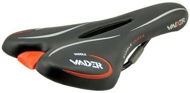 Andget® VD-108 Bicycle Saddle Seat Top Quality Cover and Sponge Filling 275mm*135mm Black