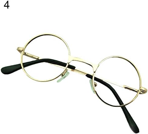 xxiaoTHAWxe Baby Eyeglass Frame, Retro Style Round Baby Infant Eyeglass Frame Children Eyewear Photography Prop - 4#