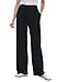 Women's Plus Size Sport Knit Pants With Drawstring Elastic Waist Black,1X