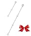 2 Pack Sterling Silver Necklace Extenders Bracelet Extenders Chain Set Adjustable Length 2