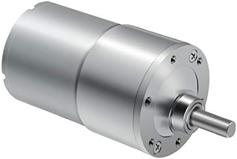 LMioEtool DC Gear Motor, High Torque Reversible Electric Geared Motor - with Eccentric Output Shaft Gearbox (12V/400RPM)