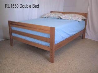 Twin Riddle Bed-Light Sierra Brown