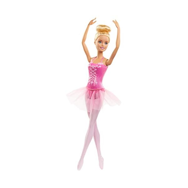 Barbie You Can Be Anything Series, Ballerina, Puppe Ballerina mit blonden Haaren und rosa Tutu, inkl Puppe, Geschenk für Kinder, Spielzeug ab 3 Jahre,GJL59 – Bild 3