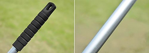 Rake 65 Inch Adjustable Garden Leaf Rake Expanding Rake Expandable Head From 7.5 Inch to 25 Inch - Thumbnail 6
