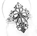 Sterling Silver Victorian Style Open Cross Ring Size 7(Sizes 4,5,6,7,8,9,10)