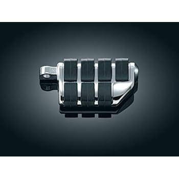 Kuryakyn 8028 Motorcycle Footpegs: Premium Dually ISO Pegs with Male Mount Adapters, Chrome, 1 Pair