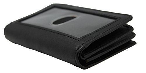 Genuine Calf Leather Card Case Holder Wallet Ryan with Gift Box (53-21)