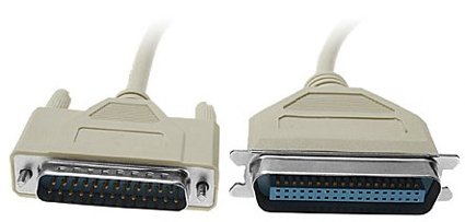 Aptii DB25 Male 36 Centronic Male Parallel Printer Cable 10m