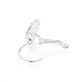 JEWMAY Silver-tone 12mm Disc French Hook Earrings Hypoallergenic Earring Supplies, Pack of 40