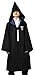 Miliano Embroidered Hooded Cloak Robe Cosplay Costume Kids/Audlt Size